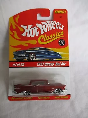 Buy Hot Wheels 2005 Classics Series 1,1957 Chevy Bel Air Burnt Orange Sealed In Card • 6.99£