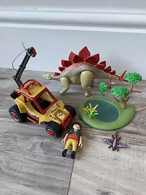 Buy Playmobil The Explorers Dinos 9432 Explorer Vehicle With Stegosaurus • 7.99£