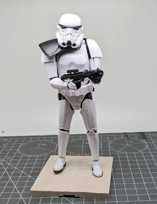 Buy Star Wars Model Bandai 1:12 Sandtrooper Stormtrooper Built Model Kit • 39.99£