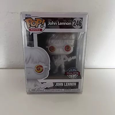 Buy FUNKO POP JOHN LENNON #246 Special Edition Beatles PROTECTOR INCLUDED • 39.99£