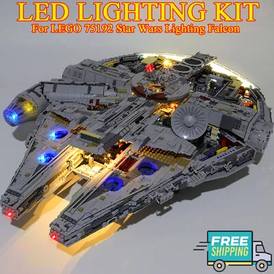 Buy LED Light Kit For LEGOs 75192 Millennium Falcon No Model • 29.51£