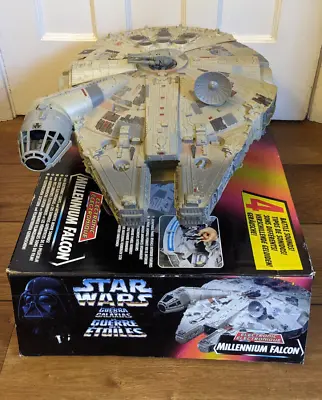 Buy 1995 POTF 2 Kenner Star Wars Figure Vehicle Electronic Millennium Falcon Boxed • 59.99£