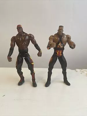 Buy Toy Biz Wcw Harlem Heat Stevie Ray And Booker T Wrestling Figures • 16£