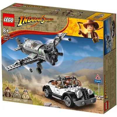 Buy LEGO 77012 Indiana Jones Fighter Plane Car Chase 387 Piece Building Set Ages 8+ • 31.99£