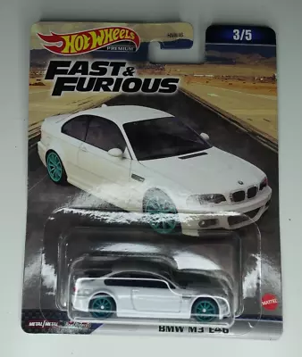 Buy Hot Wheels Premium BMW M3 E46 1:64 Euro Fast HNW46 Fast And Furious • 17.95£
