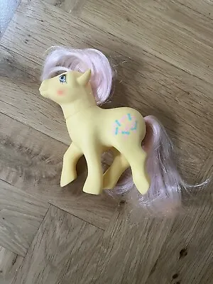 Buy Vintage 1984 My Little Pony G1 Posey Earth Kiss Pink Curl Cutie Generation 1 • 15£