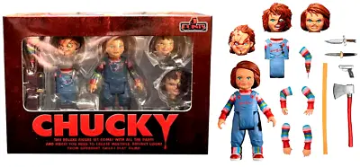 Buy Chucky Deluxe Figure Set  Child's Play Official Mezco 5 Points • 29.90£