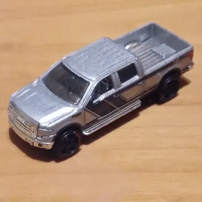 Buy Hot Wheels Ford F 150 Long Wheel Base Double Cab 2009 Silver Diecast 1:64 • 2.99£