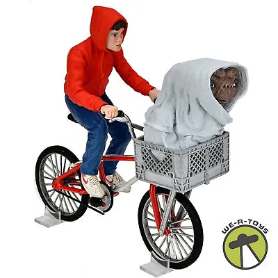 Buy NECA E.T. 40th Anniversary 7  E.T. & Elliott With Bicycle Action Figure Set • 42£