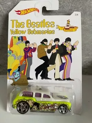 Buy Hotwheels The Beatles Yellow Submarine Cockney Cab On 2017 Long Card • 2.99£