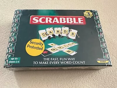 Buy Scrabble Cards Board Game Mattel Tinderbox  *new & Sealed* 3 Ways To Win Travel • 14.99£