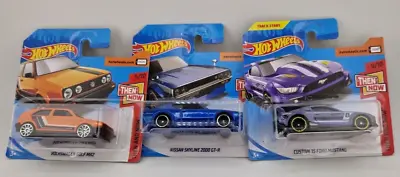 Buy Hot Wheels Then And Now Short Card Bundle 2018 - VW, Nissan, Ford • 12£