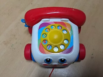 Buy Fisher-Price Chatter Telephone, Infant And Toddler Pull Along Toy Phone • 3.99£
