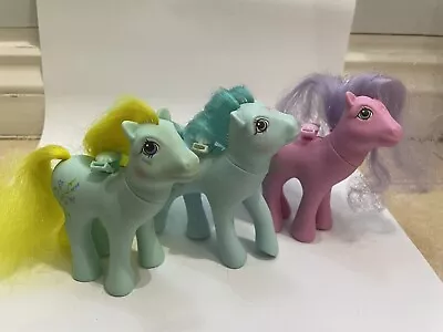 Buy My Little Pony Vintage Flutter Ponies Peach Blossom, Morning Glory, Lily  • 0.99£