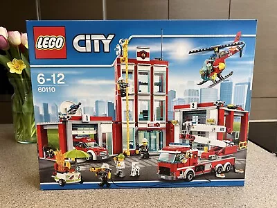 Buy LEGO 60110 City Fire Station - Brand New Sealed Box Set BNISB - Rare Retired • 114.95£
