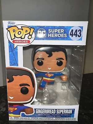 Buy Funko Pop DC Super Heroes Gingerbread Superman 443 • 10£