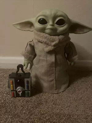 Buy Star Wars The Mandalorian The Child Baby Yoda Plush Moves And Sounds 28cm • 20£