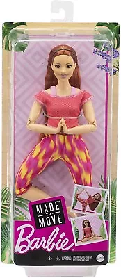 Buy BARBIE Snodata MADE TO MOVE Ultra Flexible Doll GXF07 • 23.12£