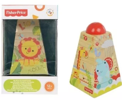 Buy Fisher Price First Animal Puzzle Stacker Pyramid New In Box Free UK Delivery • 8.99£