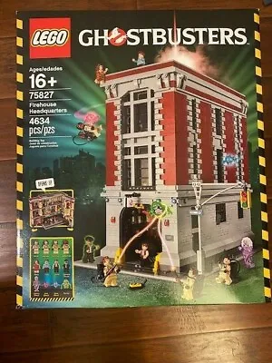 Buy Lego 75827 - Ghostbuster Firehouse Headquarters -  Retired - NISB  • 1,030.60£