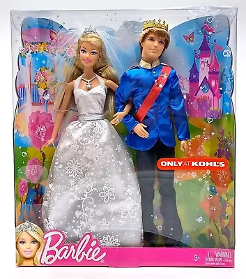 Buy 2011 Fairytale Wedding Princess Barbie & Prince Ken / Kohl's, Mattel X4939, NrfB • 123.27£