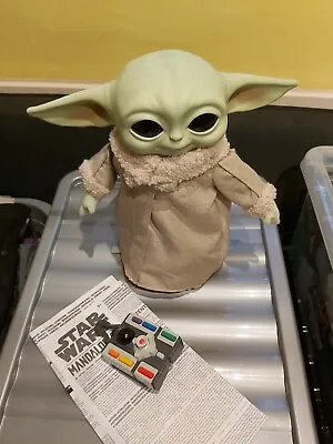 Buy Star Wars The Child Baby Yoda Feature Plush Moves Sounds Animatronic Mandalorian • 26.99£