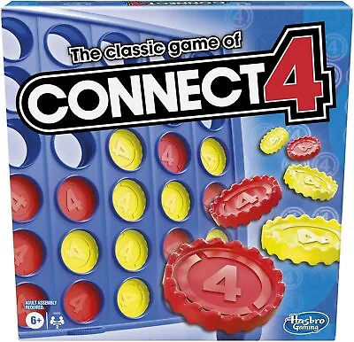 Buy The Classic Game Of Connect 4 Strategy Board Game For Kids; 2 Player ; 4 In A Ro • 13.99£