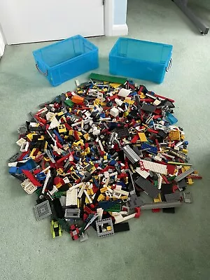 Buy GENUINE LEGO 18 LITRES JOBLOT! Random Mix Of Bricks, Blocks, Bases, Cars + More • 0.99£