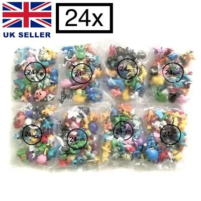 Buy 24pc Mixed Random Pokemon Mini Monsters Action Figures 2cm-3cm Kids Decor  • 9.99£