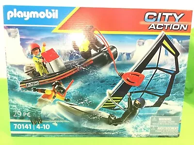 Buy Playmobil City Action Sea Rescue 70141 With Water Rescue Dog Bnib • 10£