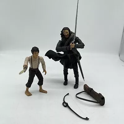 Buy ToyBiz Lord Of The Rings Frodo & Aragon Strider Action Figure LOTR 2002 • 9.99£