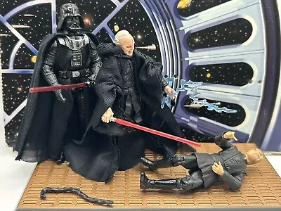 Buy Star Wars Figures - Darth Vader - Palpatine - Luke Jedi - Hasbro - • 17.99£