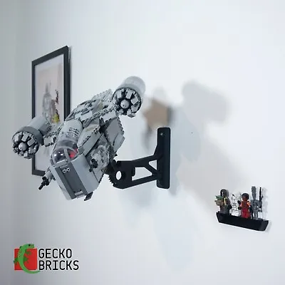 Buy Gecko Bricks Wall Mount For LEGO Star Wars The Razor Crest Mandalorian 75292 • 20£