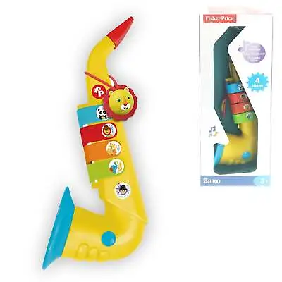 Buy Fisher Price Animal 4 Note Saxophone Kids Toys Children Easy-to-use NEW BOXED • 21.99£