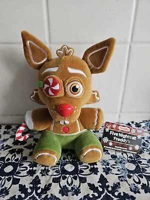 Buy Five Nights At Freddys FNAF Holiday Gingerbread Foxy Plush Soft Toy Funko NEW UK • 19.99£