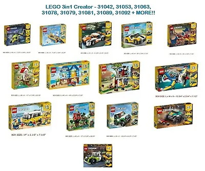 Buy LEGO 3in1 Creator - 31042, 31053, 31063, 31078, 31079, 31081, 31089, 31092 +  • 22.99£