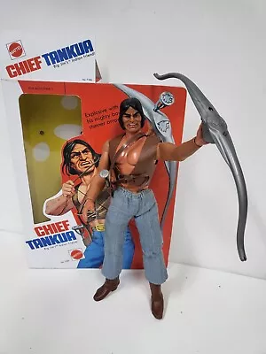 Buy Mattel Big Jim Figure Chief Tankua, With Red Custom Repro Box, Rare • 102.92£