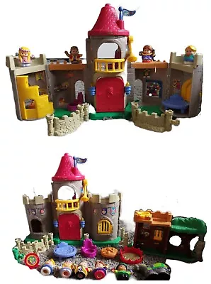 Buy Fisher Price Little People Openup Castle & Tree Fort With Woodsman Horse & Figs. • 20£