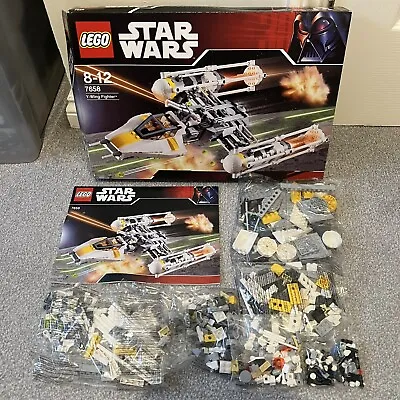 Buy LEGO Star Wars Set 7658 Y-Wing Fighter NEW Boxed *NO MINIFIGS* VGC • 110£