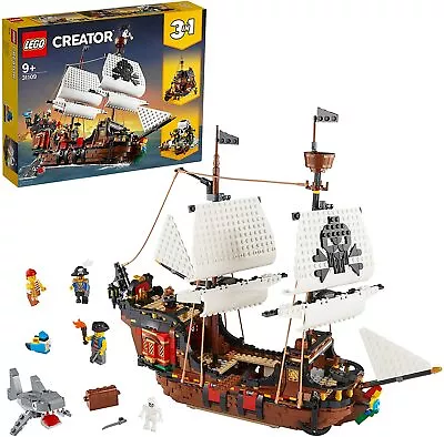 Buy LEGO Creator 31109 Pirates 3-in-1 Pirate Ship Tavern And Skull Island • 147.34£