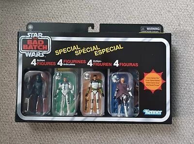 Buy Star Wars The Vintage Collection The Bad Batch Exclusive 4 Pack Action Figures • 80£