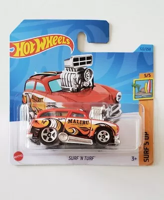 Buy Hot Wheels Surf 'N Turf Malibu 5/5 Diecast Toy Car Model 1:64 In Original Box • 8.99£