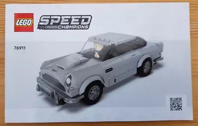 Buy LEGO 76911 Speed Champions 007 Aston Martin DB5 Instructions ONLY! New! • 3.95£