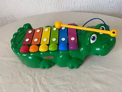 Buy Vintage Fisher Price Alligator Xylophone Pull-a-long-VGC  • 14£