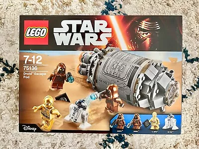Buy LEGO STAR WARS: Droid Escape Pod (75136) - New In Factory Sealed Box • 35.85£