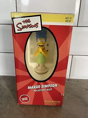 Buy The Simpsons Sideshow Collectibles Polystone Bust Marge Simpson • 30£