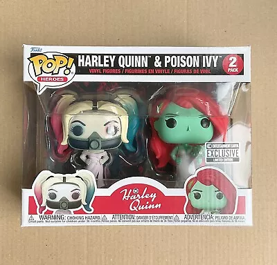 Buy Funko Pop DC Heroes Harley Quinn & Poison Ivy 2-Pack (Box Damage) + Protector • 29.99£