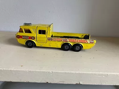 Buy Matchbox Super Kings K-7 Racing Car Transporter 1972 Yellow Vintage Toy • 1.99£