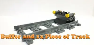 Buy LEGO City Cargo Train 60198 Buffer End Stop With 1 Straight Track Only. • 7.95£