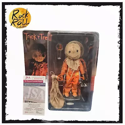 Buy Trick 'r Treat Sam 8  NECA Action Figure Signed By Quinn Lord W/JSA COA • 139.99£